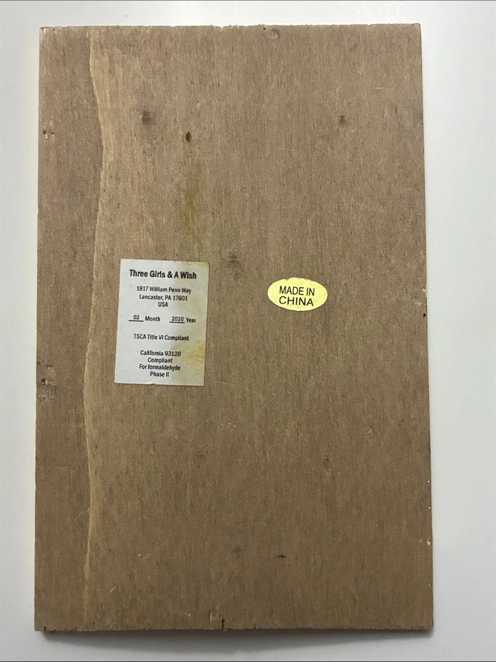 Cream and Black 'All I Need Today' Wall Sign